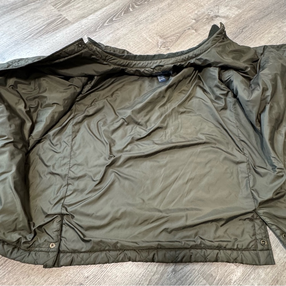 Vintage Polo Ralph Lauren Jacket Adult Green Snap Puffer Quilted Coat Mens XXL - Picture 3 of 8